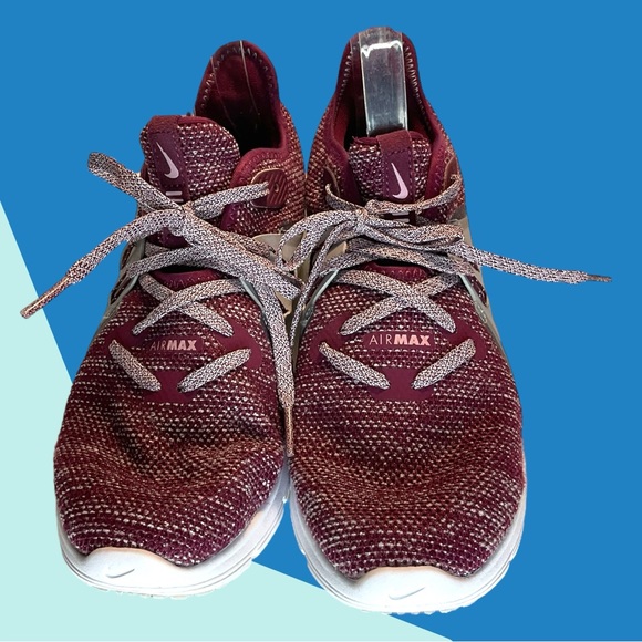 Nike Air Max Sequent 3 “Bordeaux” Knit  Trainer/Running Shoe Women’s Size 7 - Picture 1 of 14